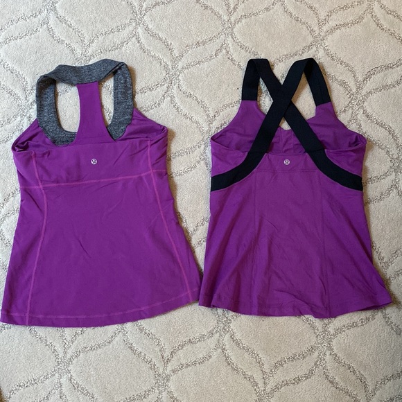 2 Lululemon tanks (unsure of the name) super flattering - Picture 2 of 3